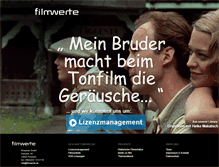 Tablet Screenshot of filmwerte.de